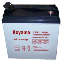 Batterie de gel de 6V Hybrid Batetry 200ah